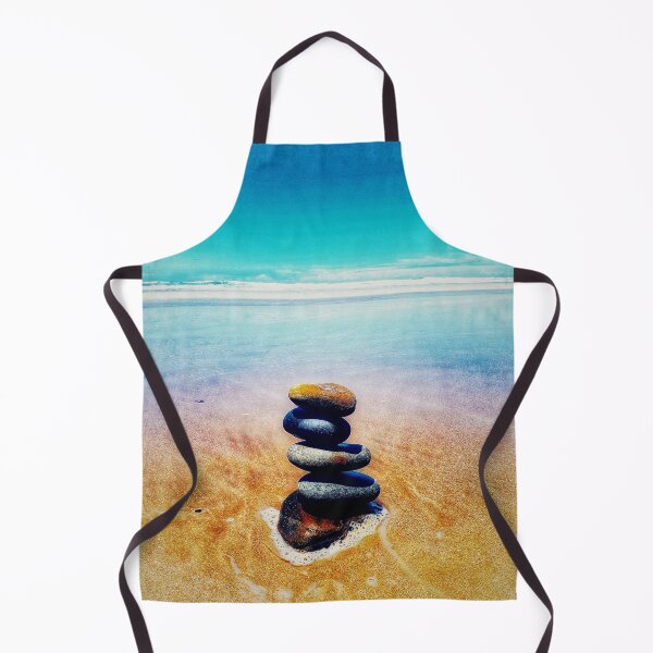 Item preview, Zen Cairn Tower Beach Pebbles Balancing Stones on Beach Sand 5 of 12 designed and sold by Beachy.