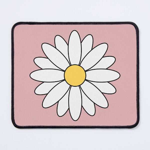 Item preview, Daisy flower pink background designed and sold by RafaTakami.