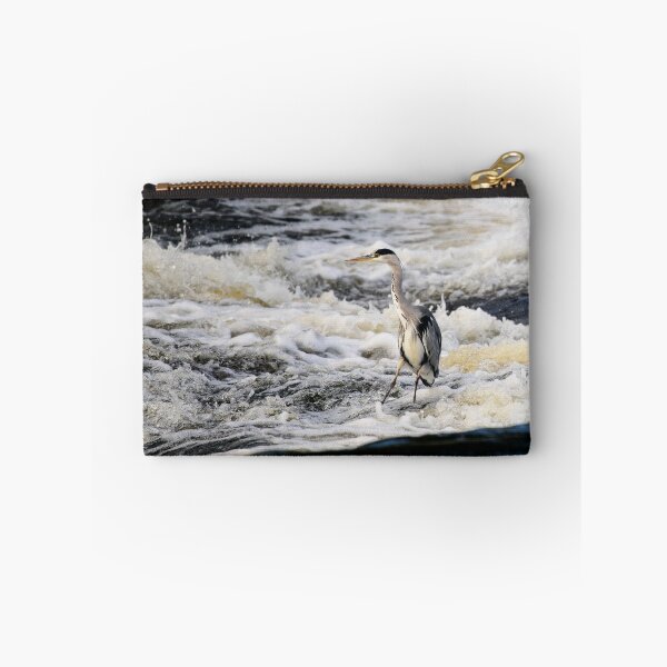 Item preview, Heron on Graiguenamanagh Weir, River Barrow, County Kilkenny, Ireland designed and sold by AndrewJonesFoto.