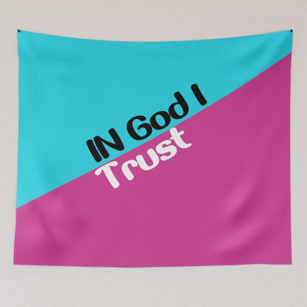 Item preview, In God I Trust Christian Wall Decor designed and sold by bible-prints.