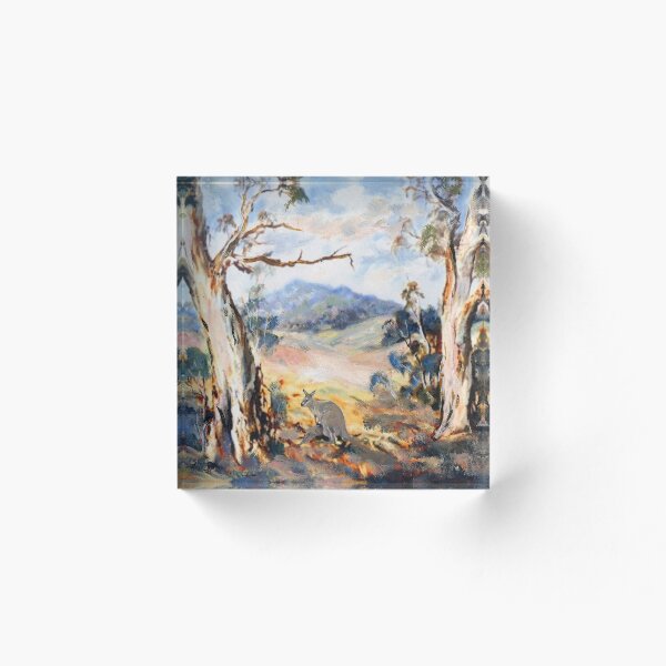 Item preview, Wallaby en el paisaje rural de Australia designed and sold by WrenCottage.