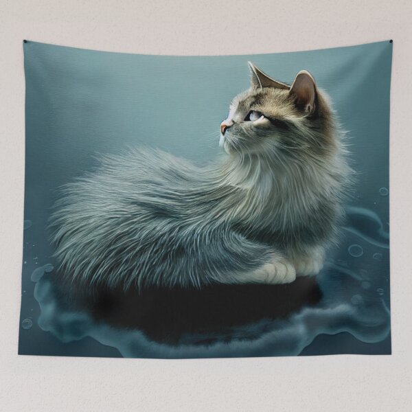 Item preview, Cat Loafing on Water designed and sold by Styxiann.