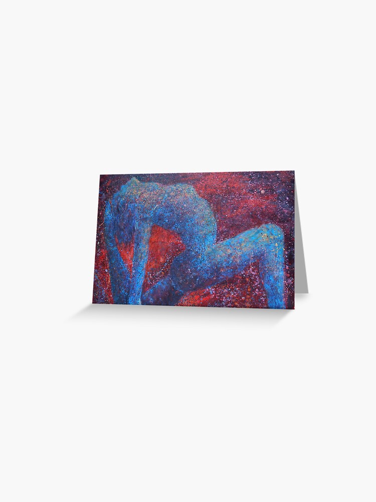 Thumbnail 1 of 2, Greeting Card, She Let Go- Just Let Go & Let Be designed and sold by KaliSoul.