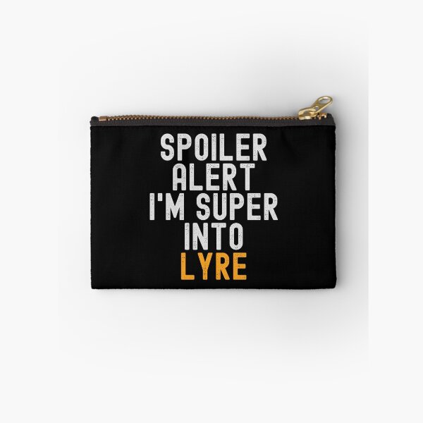 Item preview, Funny Spoiler Alert I'm Super Into Lyre designed and sold by kindxinn.