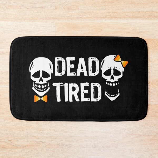 Item preview, Dead Tired Parent Mom Dad Skeleton Halloween Reality Funny designed and sold by d247.
