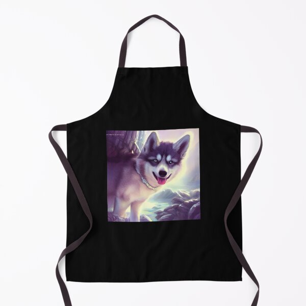 Item preview, AI Generated Art, War Husky/Pomsky designed and sold by RabbitHoleMI.