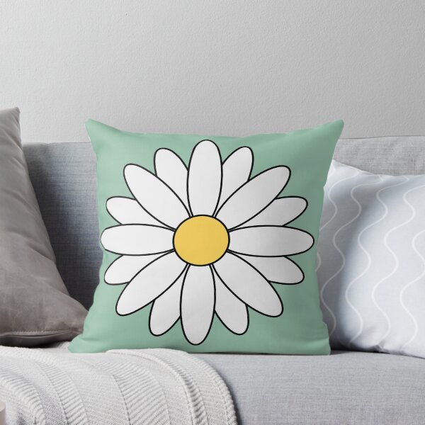 Item preview, Daisy flower green background designed and sold by RafaTakami.