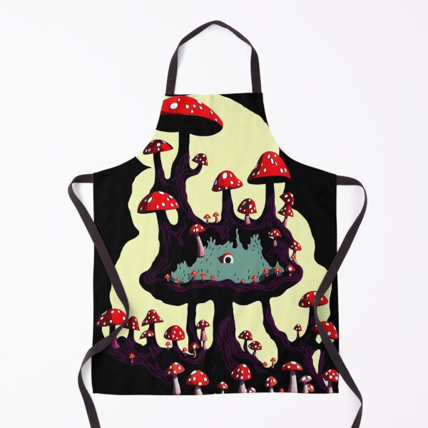 Item preview, Little monster living in a toadstool cave and shrooms II designed and sold by BrachiaST.