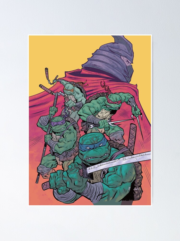 Poster Teenage Mutant Ninja Turtles Donatello Michelangelo Raphael 6694