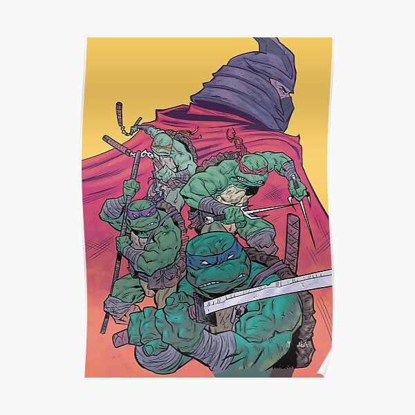 Poster Teenage Mutant Ninja Turtles Donatello Michelangelo Raphael 1094