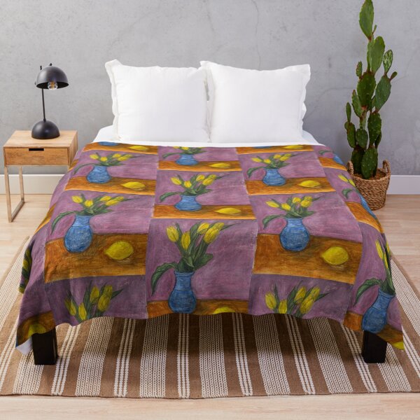 Item preview, Still life of lemons and tulips designed and sold by rart24.