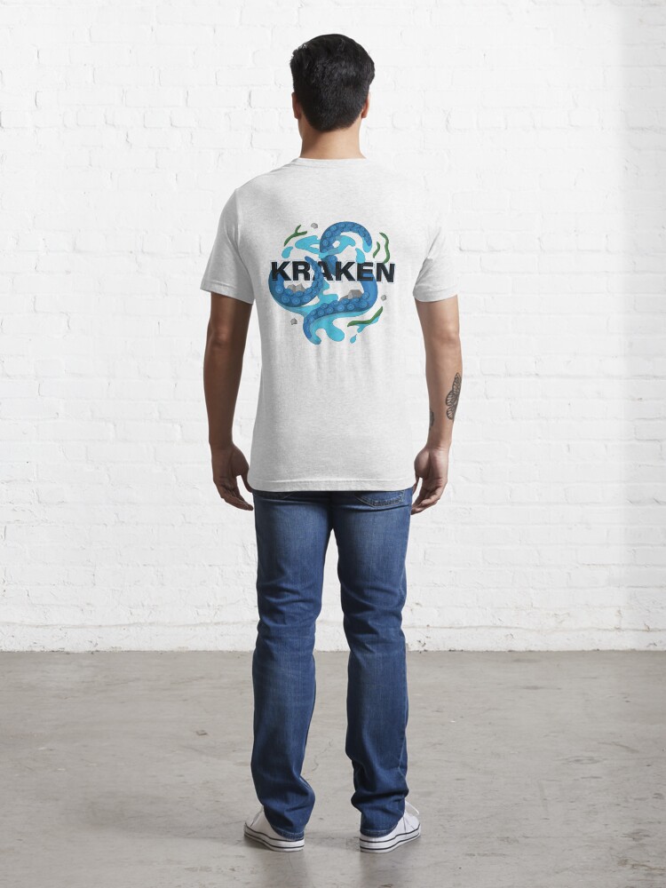 Kraken Men Women Streetwear Unisex Graphic T-Shirt Blue / XL