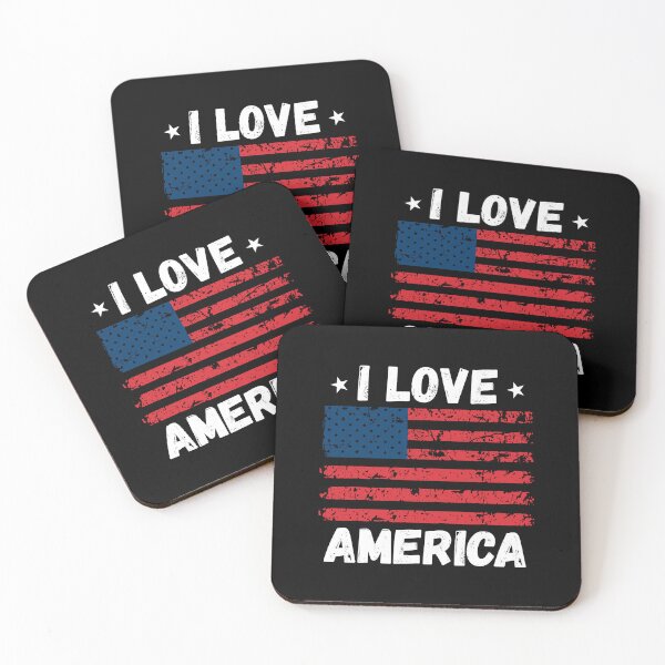 Item preview, I love America T-shirt designed and sold by FanityPrints.
