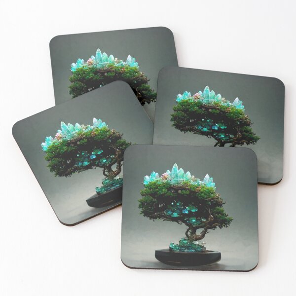 Item preview, Crystals Growing Out of a Bonsai Tree designed and sold by Styxiann.