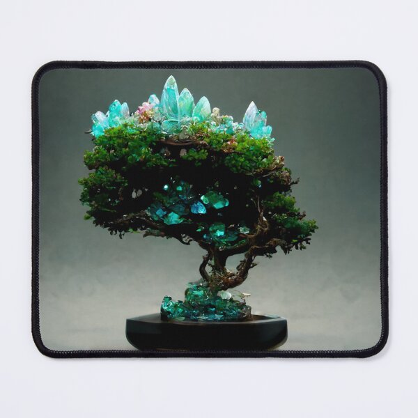 Item preview, Crystals Growing Out of a Bonsai Tree designed and sold by Styxiann.