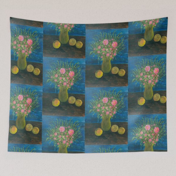 Item preview, Still life flowers and oranges designed and sold by rart24.