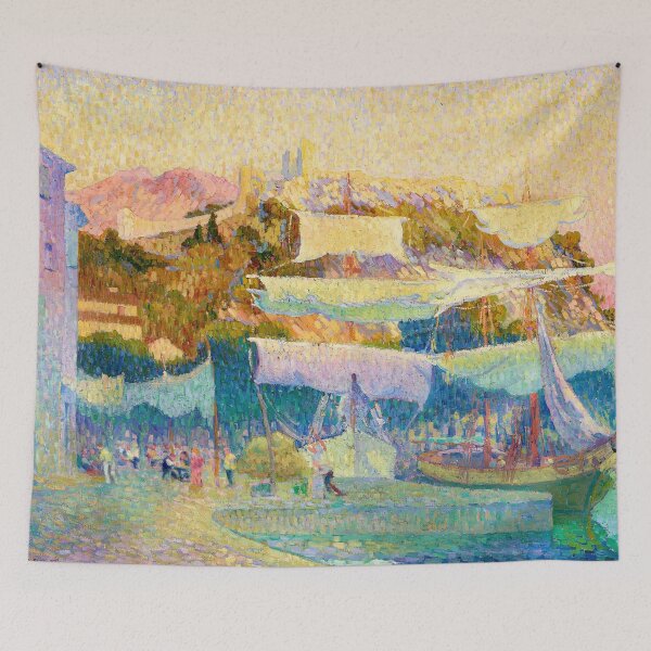 Item preview, Voiles au sec, Cassis | Henri Person | 1909 French Art designed and sold by CJET.