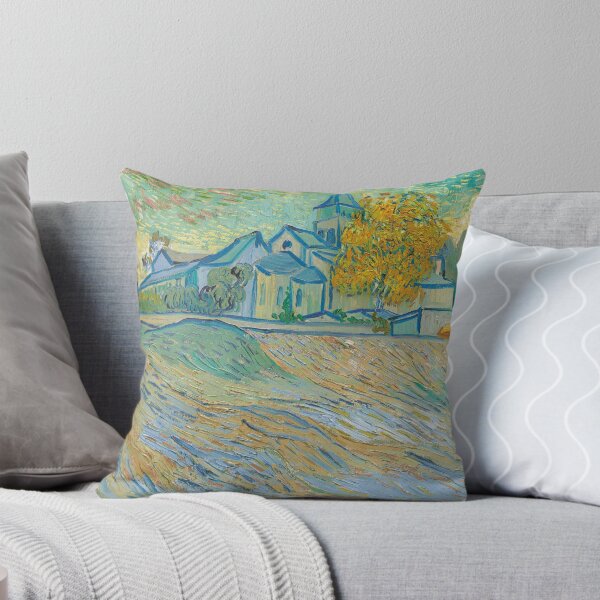 Item preview, Vue de l’asile et de la Chapelle Saint-Paul de Mausole | Vincent van Gogh | 1889 Post-Impressionism Art designed and sold by CJET.