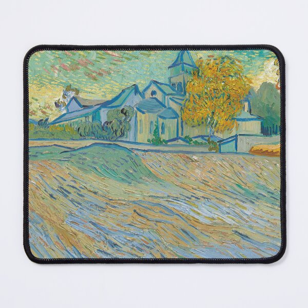 Item preview, Vue de l’asile et de la Chapelle Saint-Paul de Mausole | Vincent van Gogh | 1889 Post-Impressionism Art designed and sold by CJET.