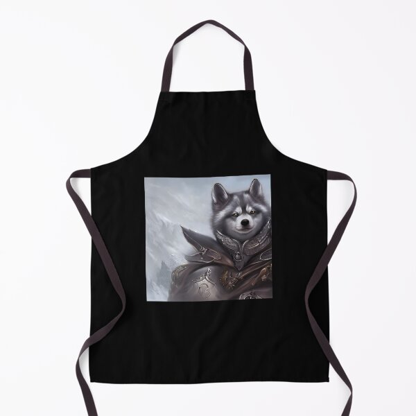 Item preview, AI Generated Art, War Husky/Pomsky designed and sold by RabbitHoleMI.