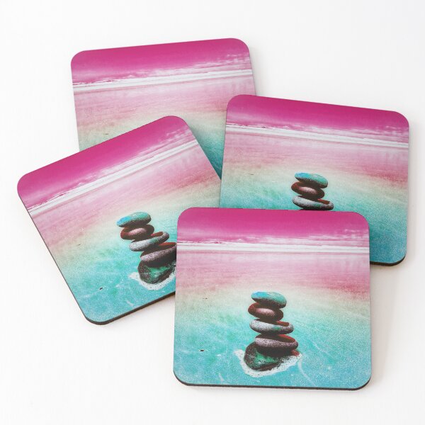 Item preview, Zen Cairn Tower Beach Pebbles Balancing Stones on Beach Sand 6 of 12 designed and sold by Beachy.