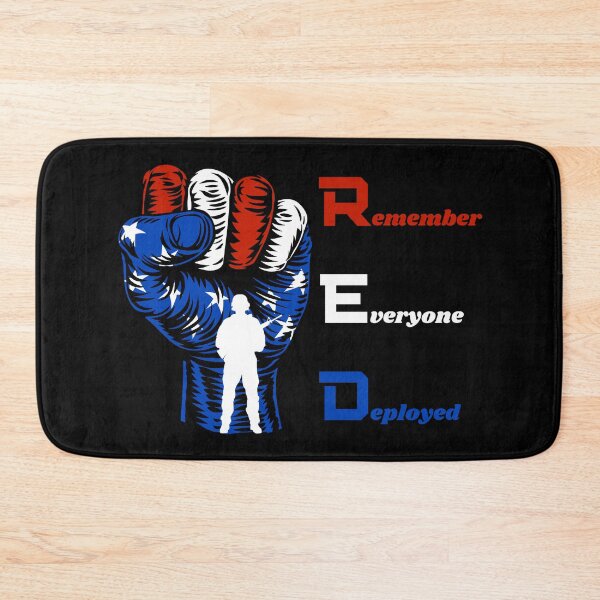 Item preview, On Friday We Wear Red Military Supportive Red Friday Remember Everyone Deployed designed and sold by nquestiaa.