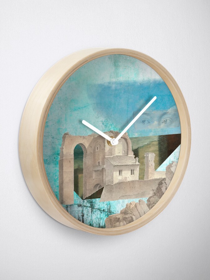 Alternate view of Faded fantasies of a neglected mind Clock