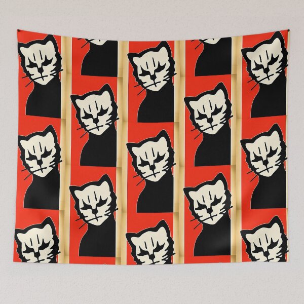 Item preview, Black Cat White Mask designed and sold by OlympicsMerch.