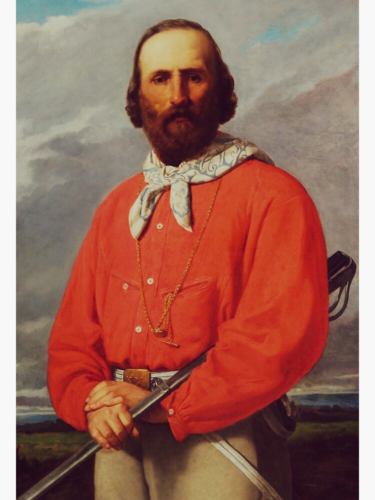 "Giuseppe Garibaldi Italian general and republican" Sticker for Sale by Staurosgerakiu Redbubble