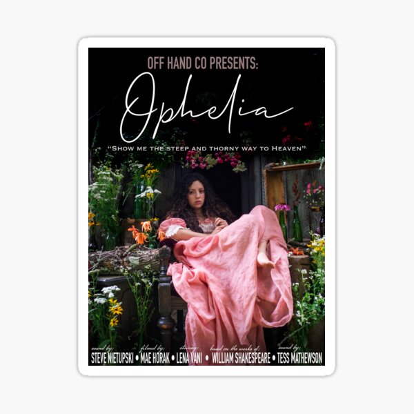 Ophelia Poster Sticker