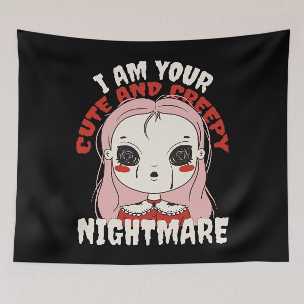 Item preview, Scary Girl Cute Creepy Nightmare Halloween designed and sold by Shirtey.
