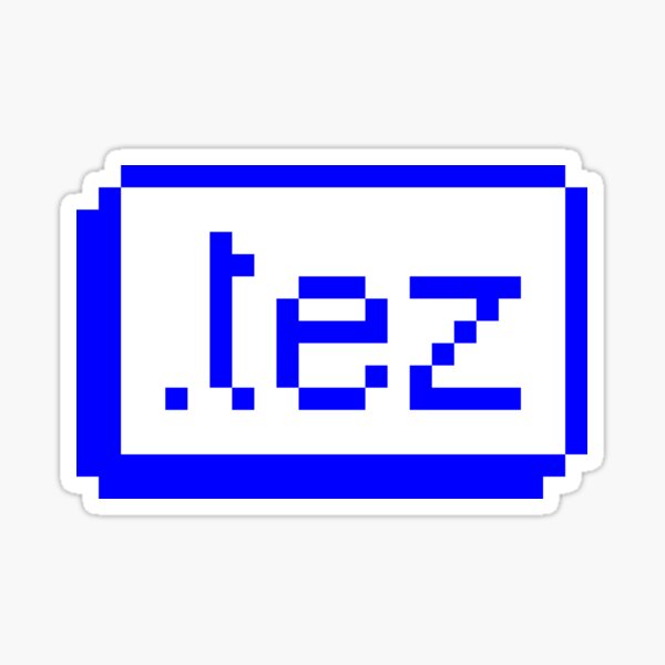 Item preview, Crypto art gift for tezos Nft tez fans  designed and sold by Pixelstar95.