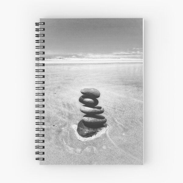 Item preview, Zen Cairn Tower Beach Pebbles Balancing Stones on Beach Sand 7 of 12 designed and sold by Beachy.