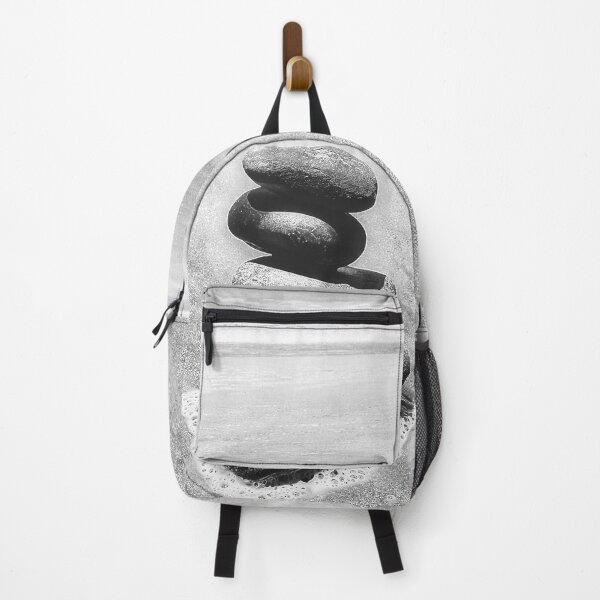 Item preview, Zen Cairn Tower Beach Pebbles Balancing Stones on Beach Sand 7 of 12 designed and sold by Beachy.