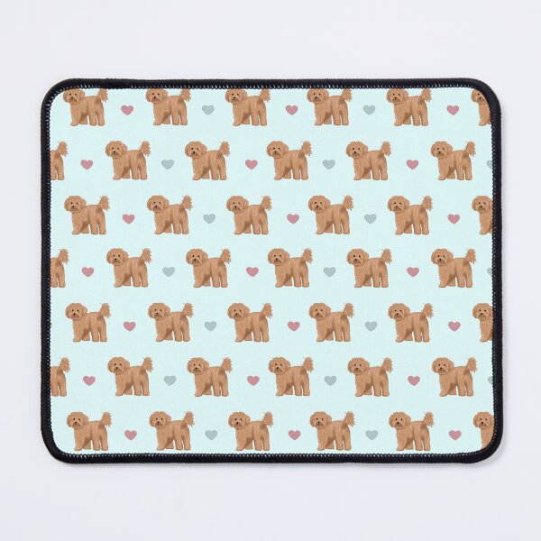 Item preview, Cavapoos and Hearts - Blue designed and sold by Kittys-Art.