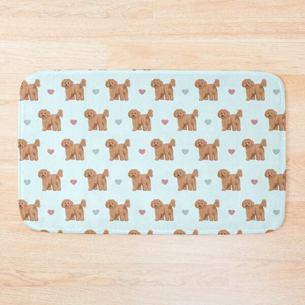 Item preview, Cavapoos and Hearts - Blue designed and sold by Kittys-Art.