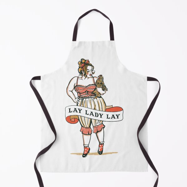 Item preview, Lay Lady Lay: Cool Vintage Pinup Girl Holding A Chicken designed and sold by The Whiskey Ginger Design Shop.