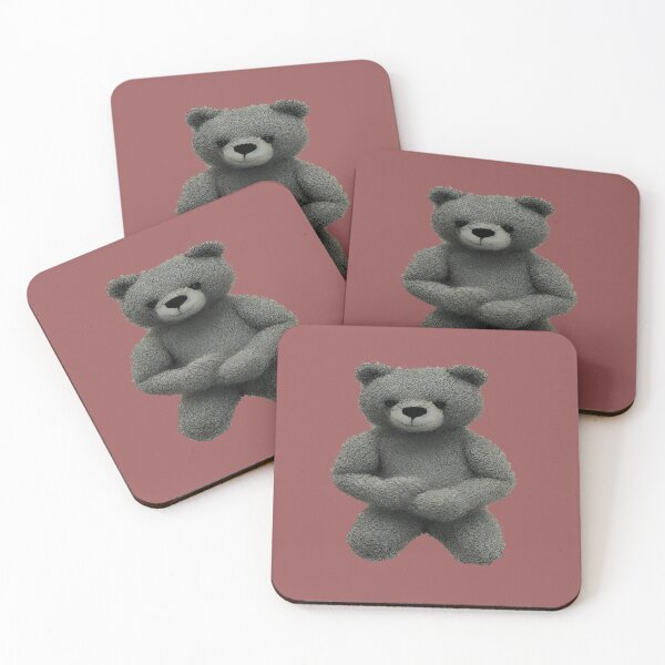 Item preview, Monochrome teddy bear digital art designed and sold by Gala-life1.