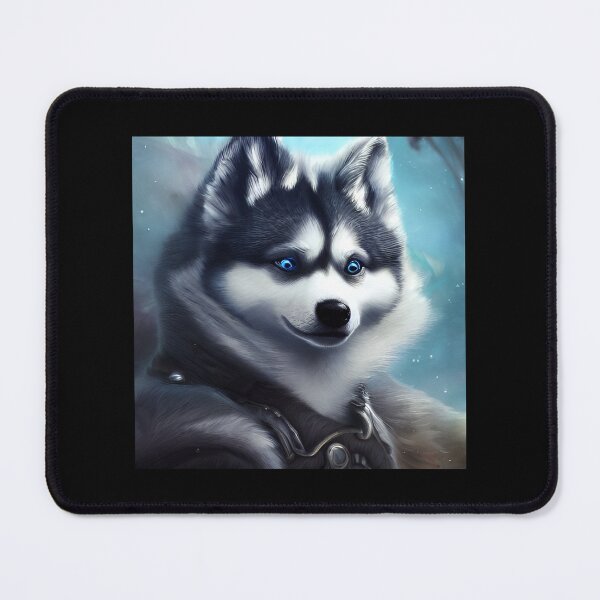 Item preview, AI Generated Art, War Husky/Pomsky designed and sold by RabbitHoleMI.