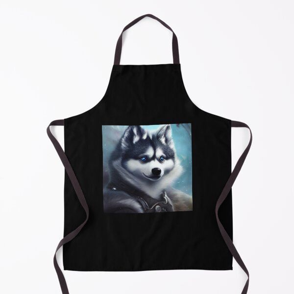 Item preview, AI Generated Art, War Husky/Pomsky designed and sold by RabbitHoleMI.