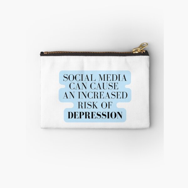 Item preview, Social media can cause an increased risk of depression  designed and sold by Attic-of-Art.