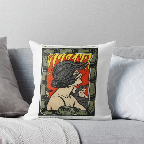 Item preview, Jugend Woman with Snake Vintage Illustration  designed and sold by artemisxluna89.