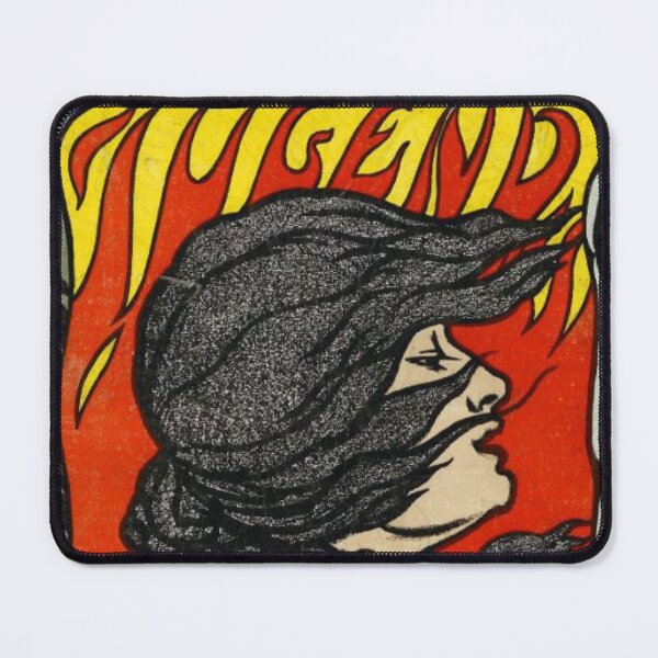 Item preview, Jugend Woman with Snake Vintage Illustration designed and sold by artemisxluna89.