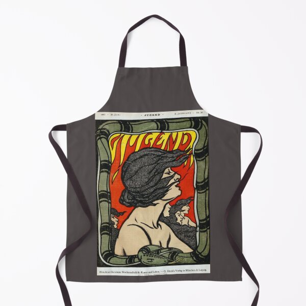 Item preview, Jugend Woman with Snake Vintage Illustration  designed and sold by artemisxluna89.