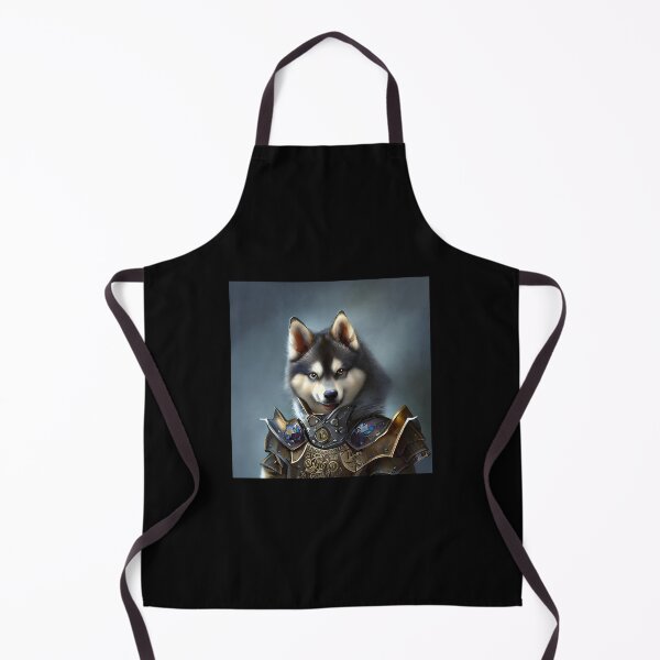 Item preview, AI Generated Art, War Husky/Pomsky designed and sold by RabbitHoleMI.