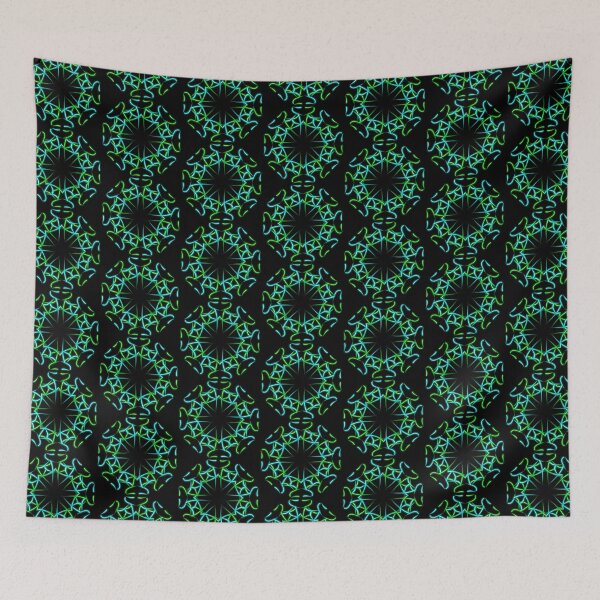Item preview, Green mandala, abstract art designed and sold by Meo Design.