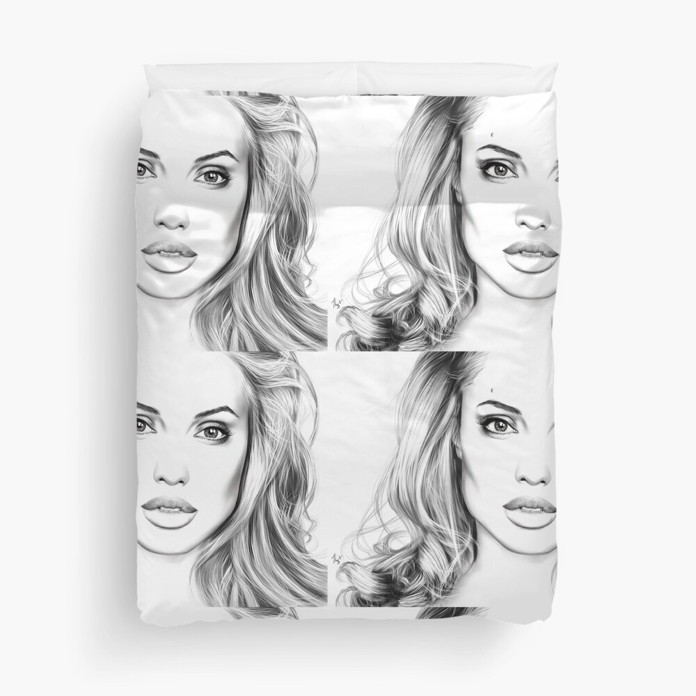 Angelina Jolie minimalist art portrait - digital painting iPhone Wallet  for Sale by Thubakabra