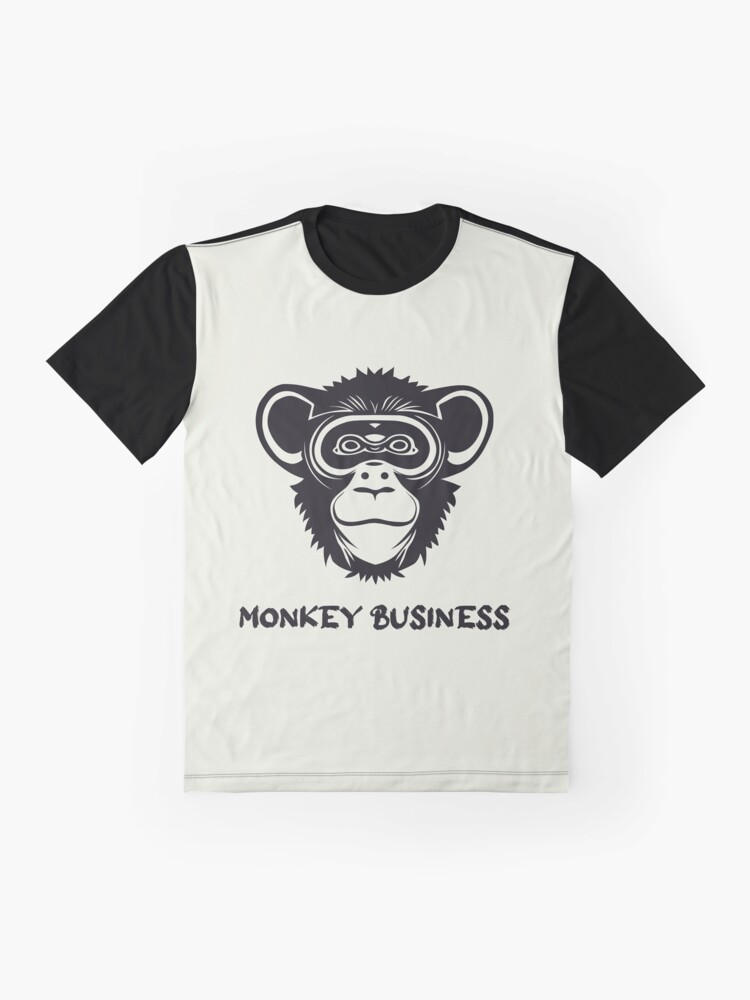 Thumbnail 4 of 5, Graphic T-Shirt, Monkey Business designed and sold by guidonr1.