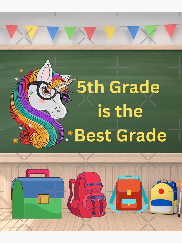 5th-grade-is-the-best-grade-sticker-for-sale-by-grandmarr-redbubble