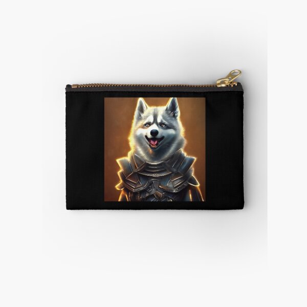 Item preview, AI Generated Art, War Husky/Pomsky designed and sold by RabbitHoleMI.